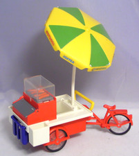 PLAYMOBIL aus 3848 mobiler Hot Dog Stand Hotdog Imbisswagen Rad #28