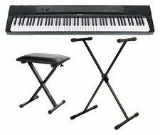 Digital 88 Tasten Keyboard E-Piano Stage Piano 146 Sounds Set Ständer Hocker