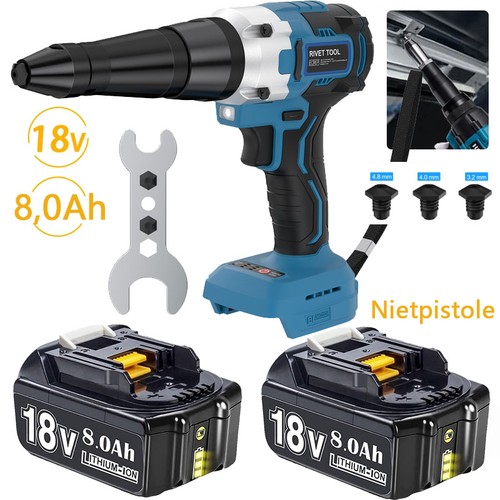 Nietpistole für makita 18v - nietpistole,