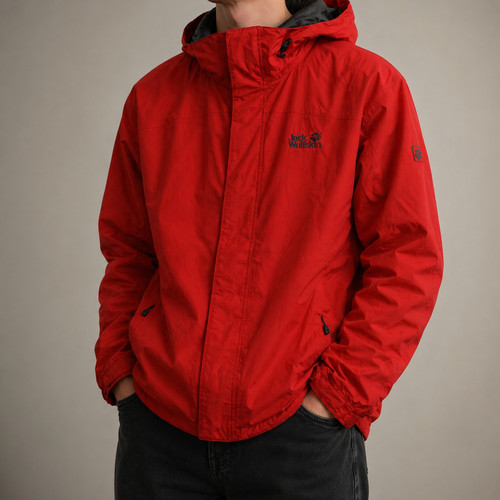 Jack wolfskin outdoorjacke - outdoorjacke, rot