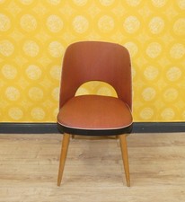 50er Jahre Cocktailstuhl GESTREIFT Holz rockabilly classic Stuhl Cocktailsessel