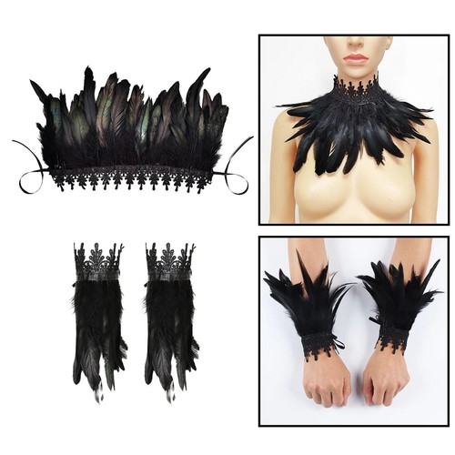 Punk gothic feder schulter - punk,