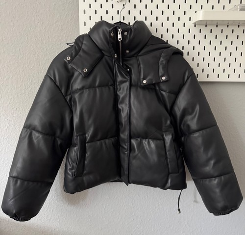 Bershka winterjacke schwarz - bershka,
