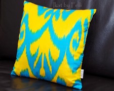 Ikat Seidenkissen | Kissenbezug | Seide Dekokissen | pillow silk Orientalisch