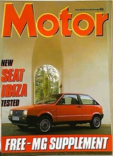 MOTOR MAGAZINE 09-NOV-85 -