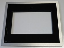 Gira 2080 05 Designrahmen für EIB KNX Control 9 Glas Schwarz / Alu 208005 OVP