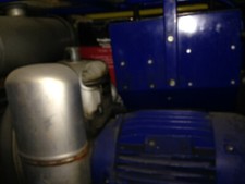 Auspuff Schalldämpfer Fichtel Sachs Stationär Motor, Bundeswehr Stromerzeuger282