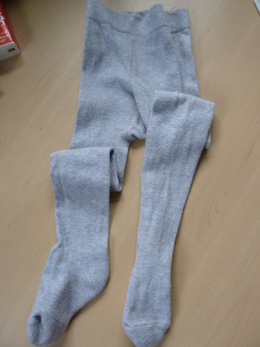 Strumpfhose grau 98 104 - strumpfhose,, grau,