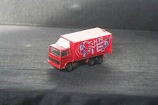 Alter Majorette LKW Ford Cargo Truck Kofferaufbau Spielzeug Modellauto 1/100