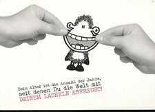 96019 / Sheepworld Postkarte … Deinem Lächeln erfreust !