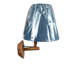 Wandleuchte Wandlampe Dimmbar Designer Lucande Jinda E27 39 cm Holz Textilschirm