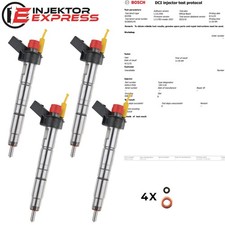 4x 0445117030 Einspritzdüse