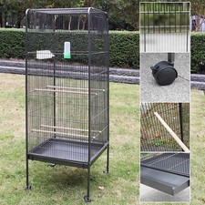 B Ware Vogelvoliere Metall Vogelkäfig Vogelhaus Tierkäfig Voliere Papagei 9