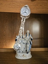 Pendeluhr Porzelan Tischuhr