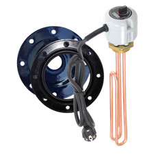 0,5-3kW 230V Elektroheizstab mit Kabel und Thermostat für Wasserspeicher 160-500