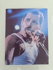 Queen Fredddie Mercury Autogramm Autograph Autografo Foto 12.9x17cm Original 