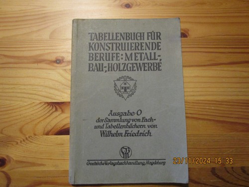 Tabellenbuch für