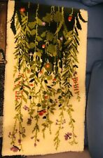 junghans wolle 5100 handgeknüpften Wandteppich Wie Neu 64x115 Cm