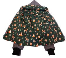 Jacke Wollwalkjacke Wendejacke Kapuze Reh Waldtiere  Baby Kinder NEU