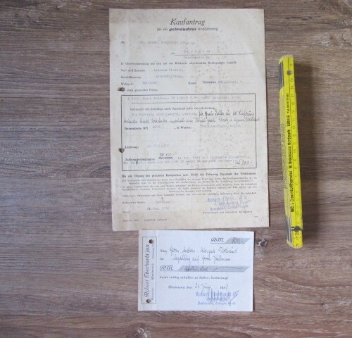 Kaufvertrag horch pullmann - kaufvertrag,