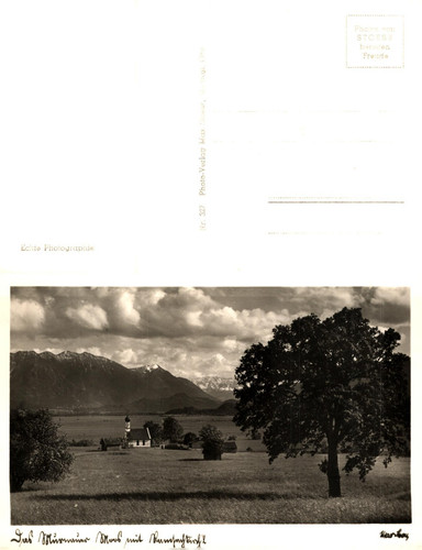 Antike ansichtskarte murnau - antike,