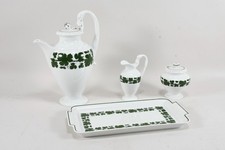 Q43B20- Meissen Porzellan Kaffeegeschirr Weinlaub ua Kanne 1. Wahl
