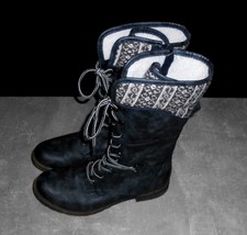 Winterstiefel *   Gr 39 *   Alyssa * Blau * Warm Gefüttert