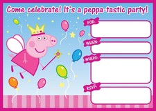 Peppa Pig Einladungen