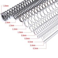 Druckfeder Spiralfeder Federn Stahlfedern Rückstellfedern 300mm Länge Federn