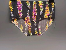 DDR ‼️BADEHOSE/BIKINIHOSE "OLUBA" GRISUTEN TEXTUR M/L RETRO‼️ 60ER/70ER BLÜTEN