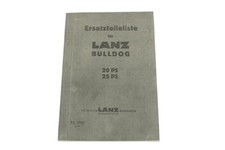 Ersatzteilliste Lanz Bulldog