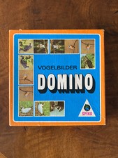 Original DDR Spiel "Vogelbilder Domino", VEB Plasticart Karl-Marx-Stadt