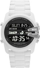 Diesel Herren Uhr Master Chief Digital Silikon weiß - DZ2157 Sport UVP 199,90