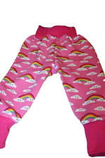 Pumphose-Mitwachshose-Jogginghose-Handmade-Gr 80-86-92-Regenbogen-neu. 3=4