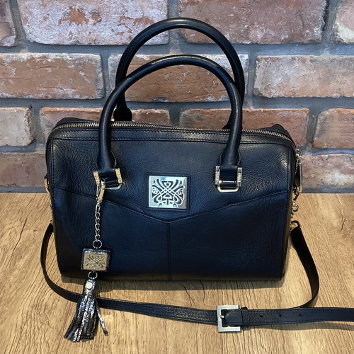 Biba schwarze lederhandtasche - biba,