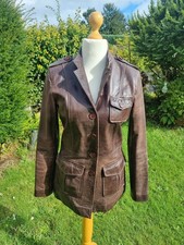 Gipsy Lederjacke schokobraun M