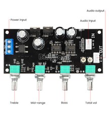 NE5532 Amplifier Tone Preamp