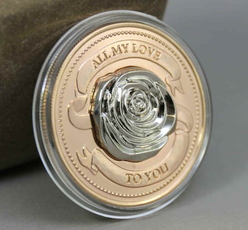 Rose gold medaille - -,