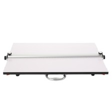 A2-Zeichenplatte, Professionelles Zeichenbrett mit Parallel-Zeichenschiene DE