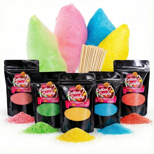 Zuckerwatte zucker set - zuckerwatte, 5