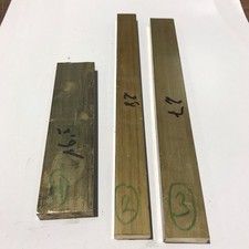 1x Messing Ms 58, Flach 25 x 10 x ca. 280 mm  (G-04-2)