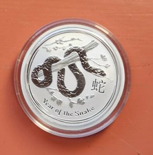 Silbermünze Year of the Snake