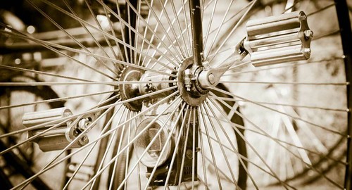 Leinwand bild opel fahrrad - bild,