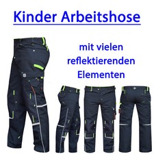 workwear Arbeitshose Berufshose Bundhose Kinder Handwerker lang Bau Gr. 128-176