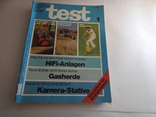 test  Stiftung Warentest 1/1982 Zeitschrift wie zb. HiFi Anlagen usw