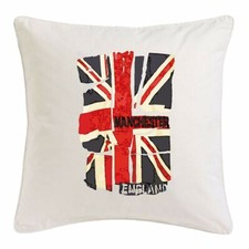 KISSENBEZUG 40X40cm ENGLAND FLAGGE MANCHESTER ENGLISCHE FAHNE VEREINIGTES KÖNIG