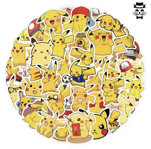 60x pikachu sticker set - 60x,