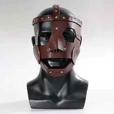 Gladiator Krieger Leder Maske