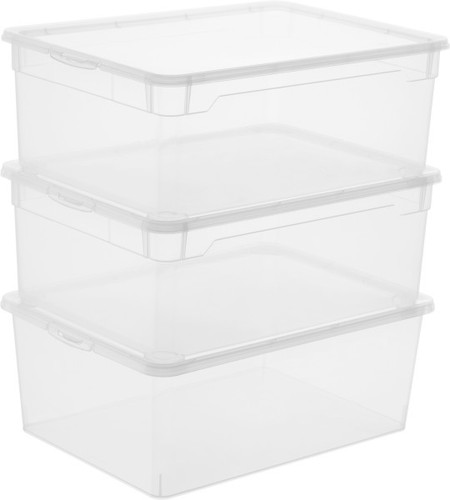Rotho 3er set - 3er-set, aufbewahrungsbox