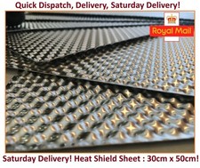 Auto / Fahrrad Auspuff HITZESCHUTZ Platten 30cmx50cm !24h Tracked Weekend Delivery! 